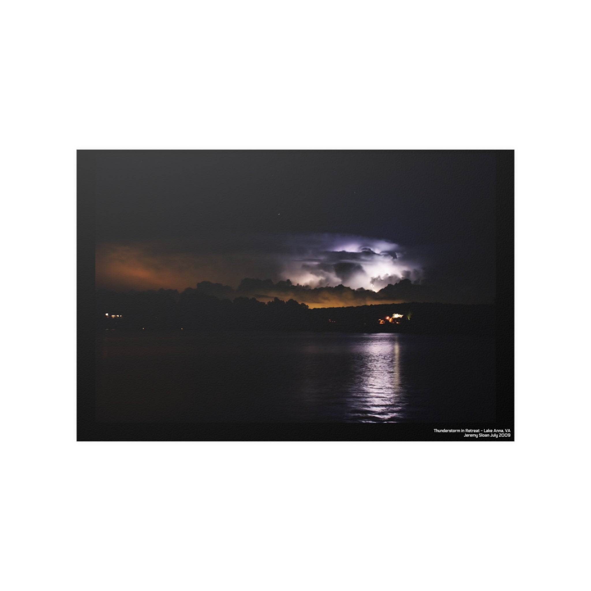 Thunderstorm in Retreat - Satin Posters (210gsm)