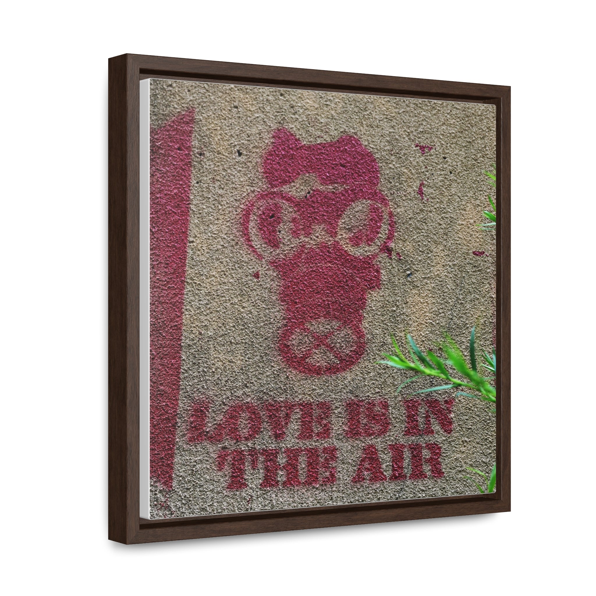 Love Is in the Air - Gallery Canvas Wraps, Square Frame