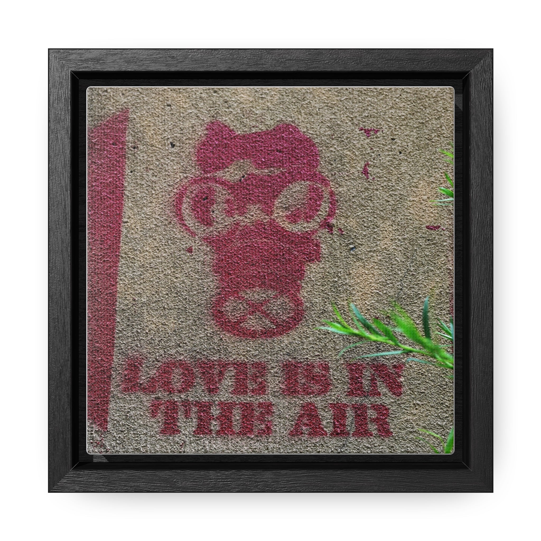 Love Is in the Air - Gallery Canvas Wraps, Square Frame