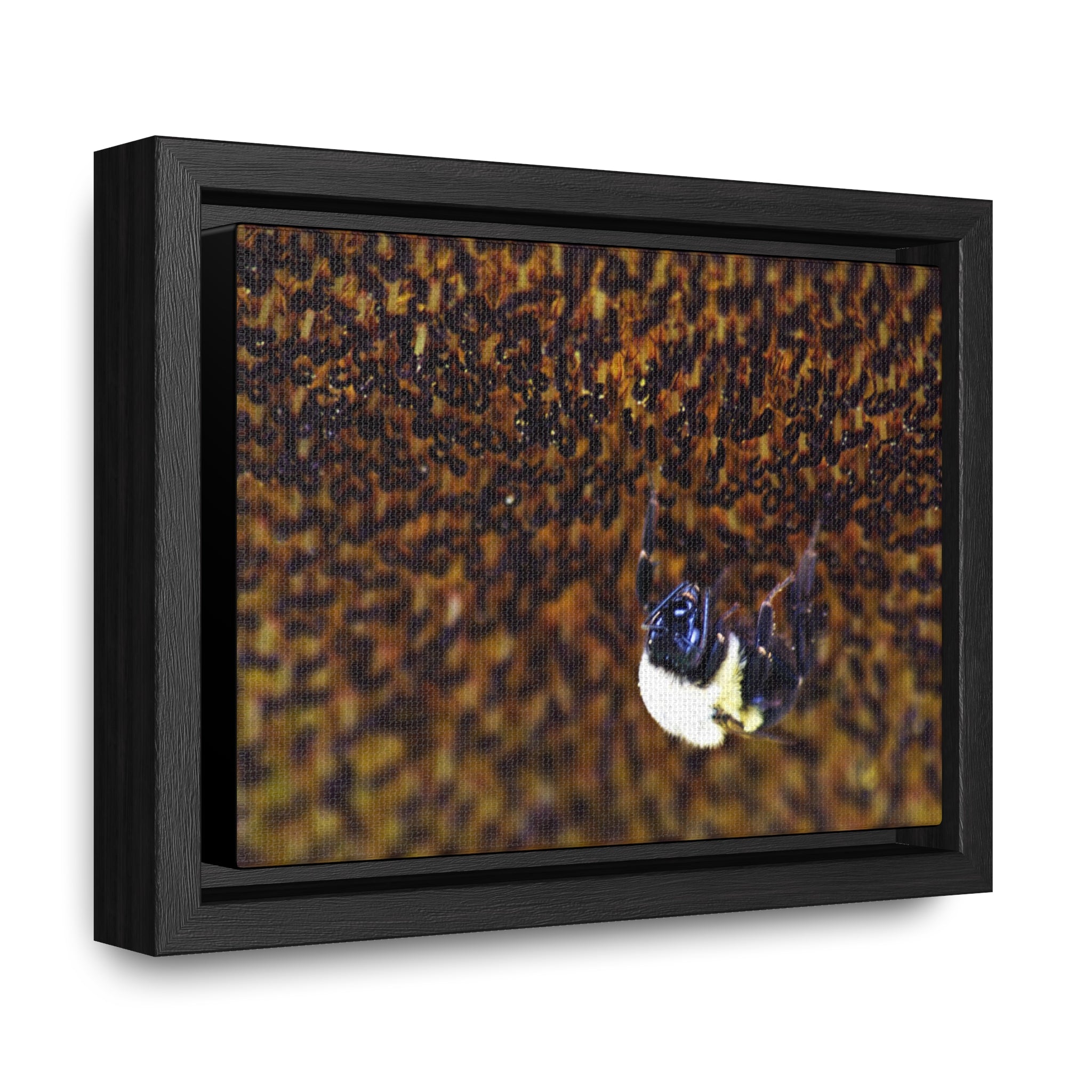 Bumblebee on Sunflower -- Gallery Canvas Wraps, Horizontal Frame