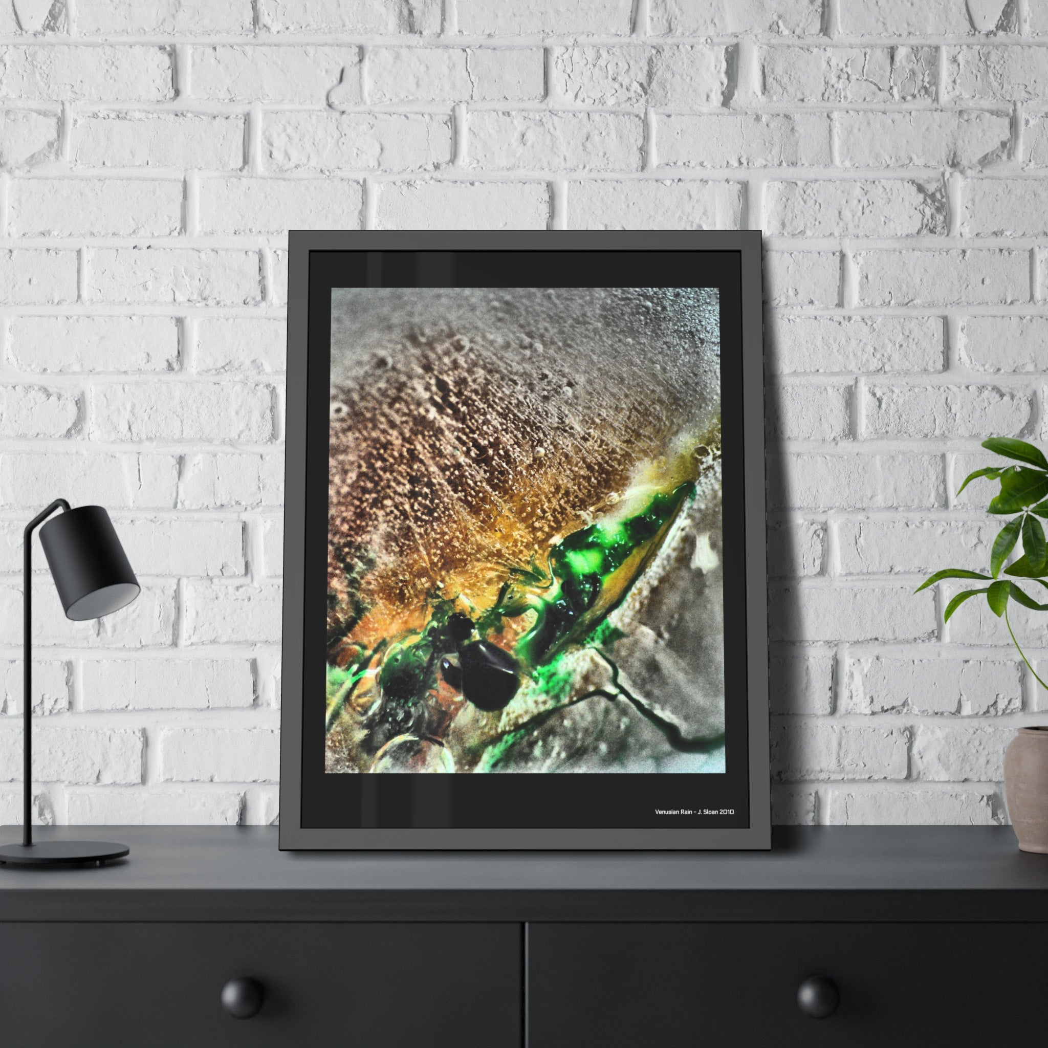 Venusian Rain - Framed Paper Posters