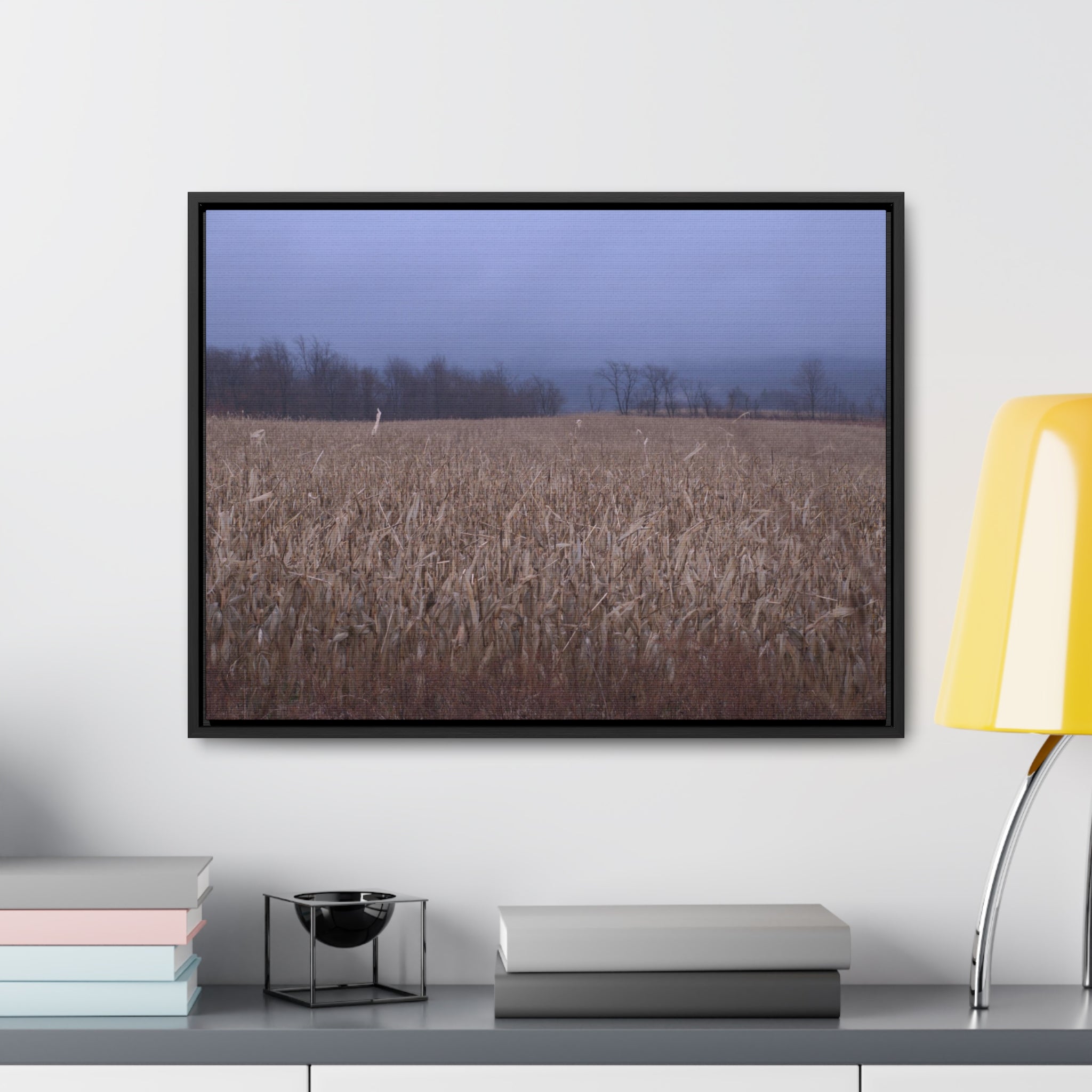 In Winter, In the County of my Birth -- Gallery Canvas Wraps, Horizontal Frame