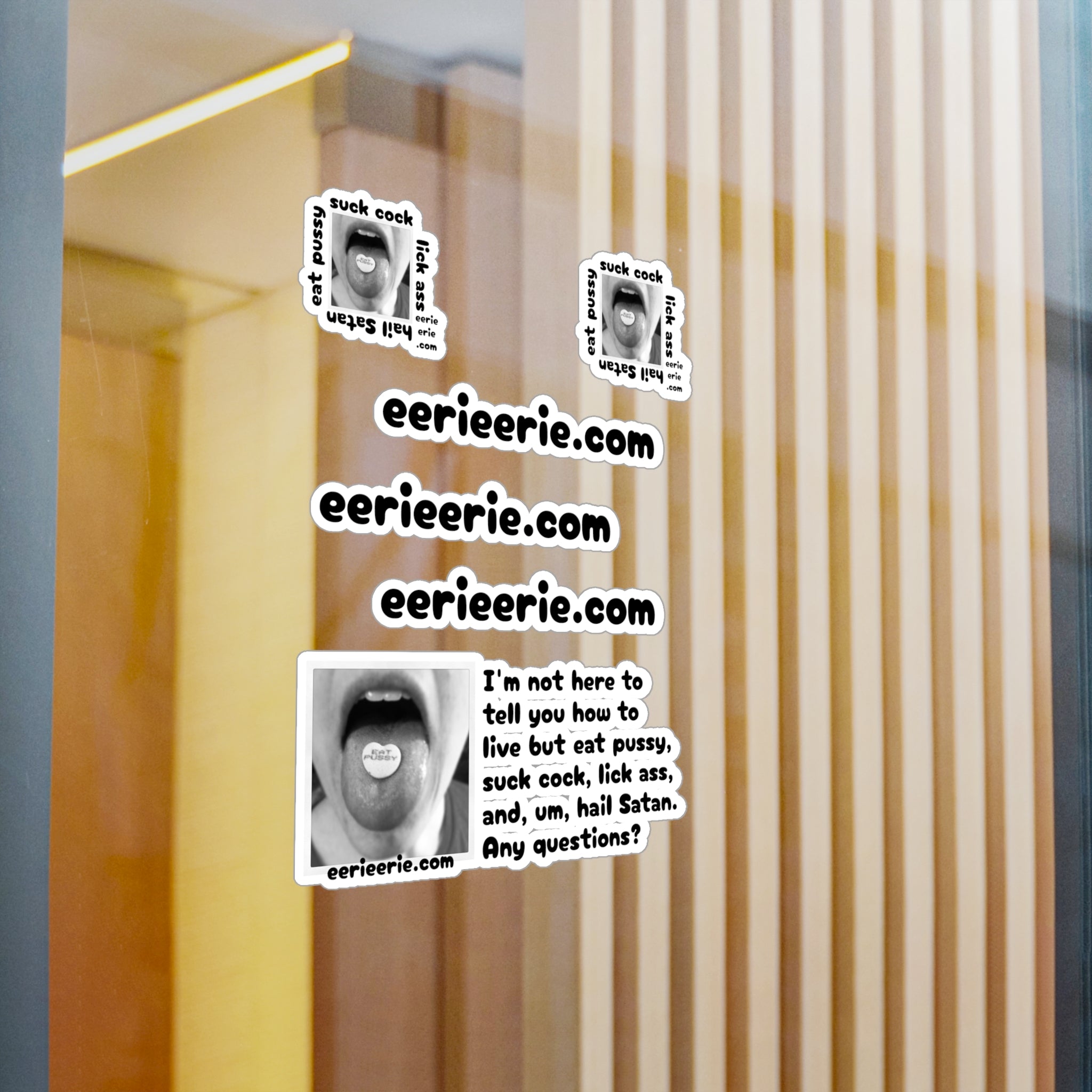 Eat Pussy - Kiss-Cut Vinyl Decals