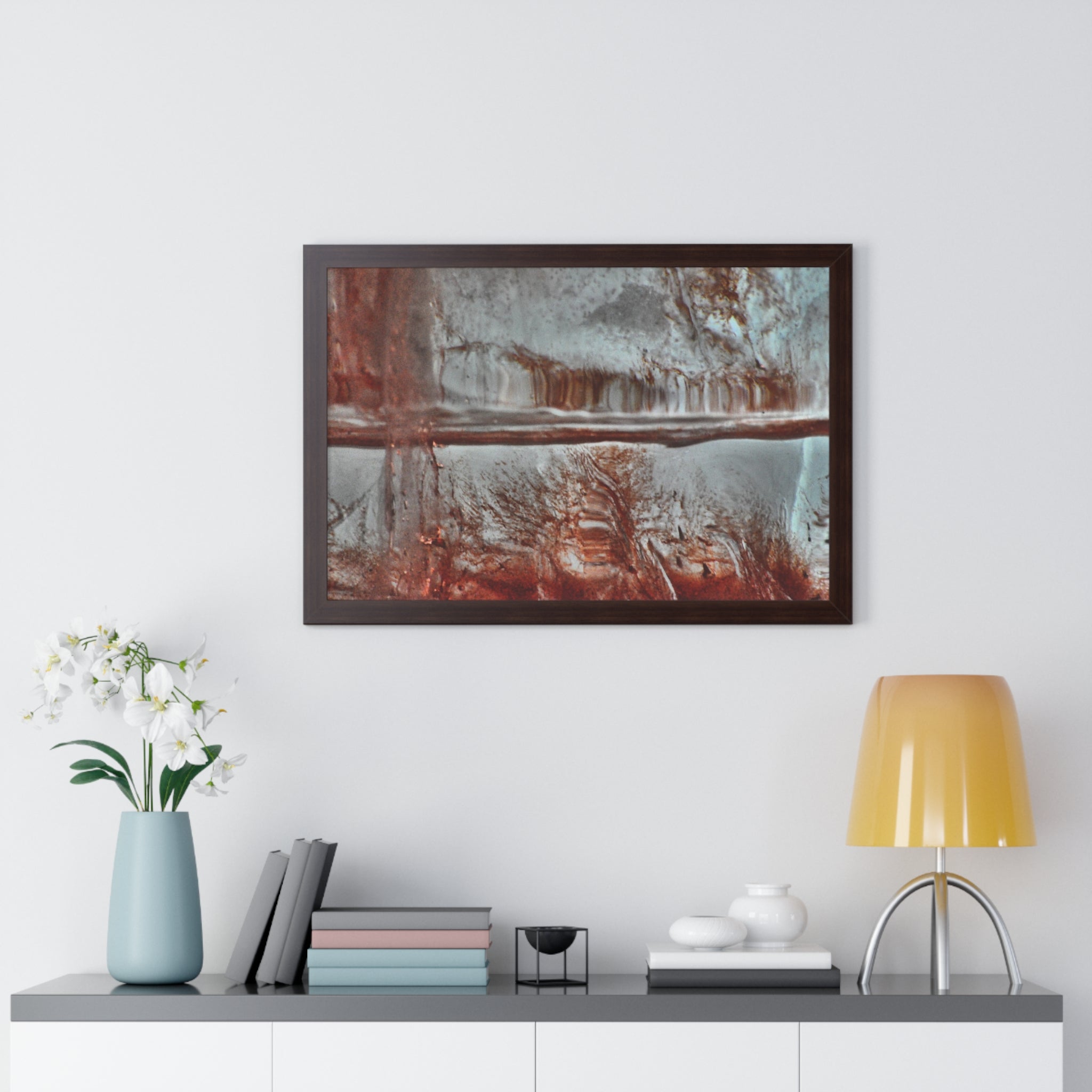 And Then We Stormed the Beaches - Framed Horizontal Poster