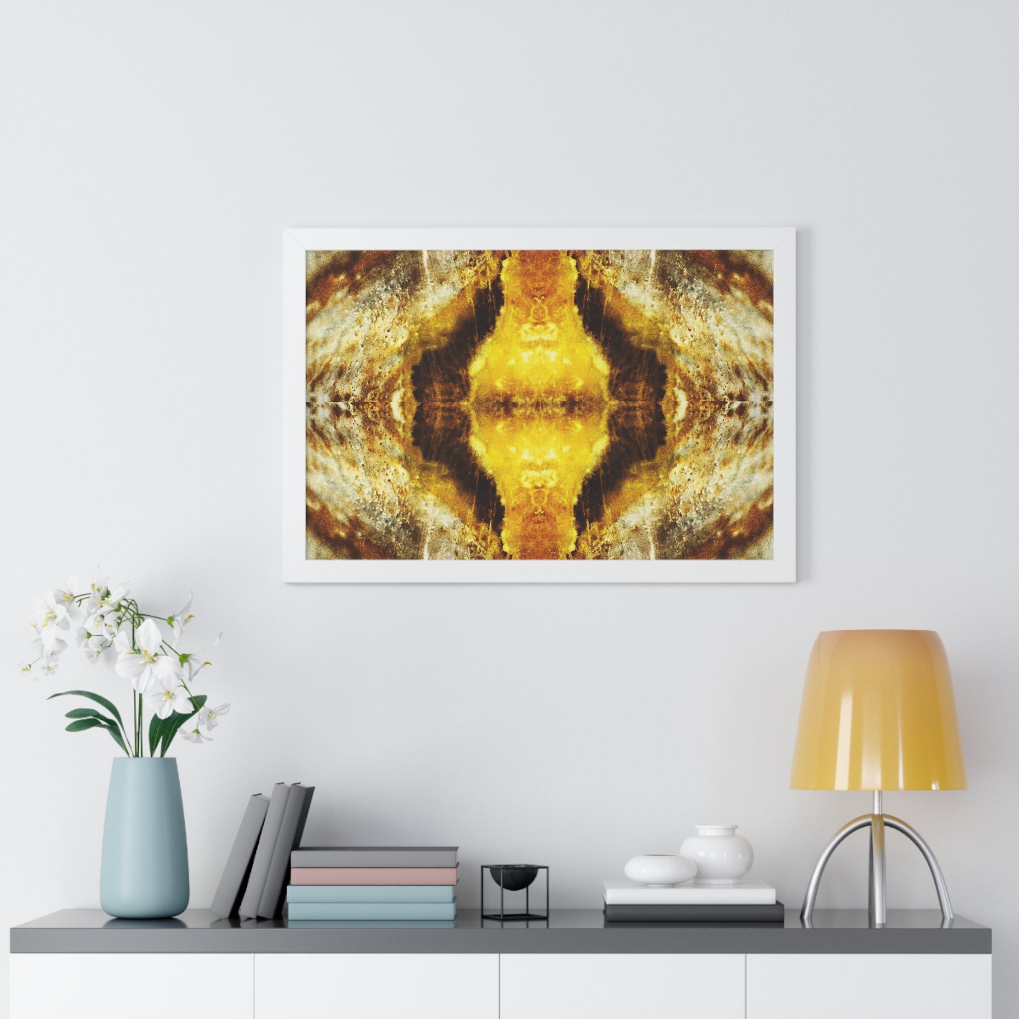 Antimatter Blast - Framed Horizontal Poster