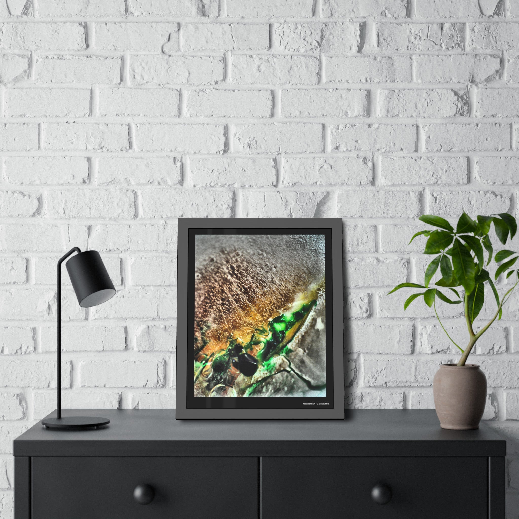 Venusian Rain - Framed Paper Posters