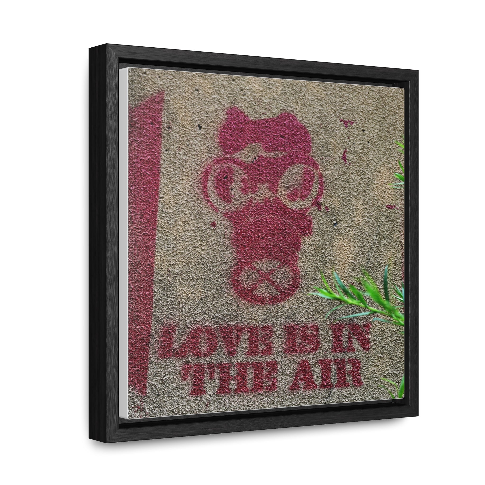 Love Is in the Air - Gallery Canvas Wraps, Square Frame