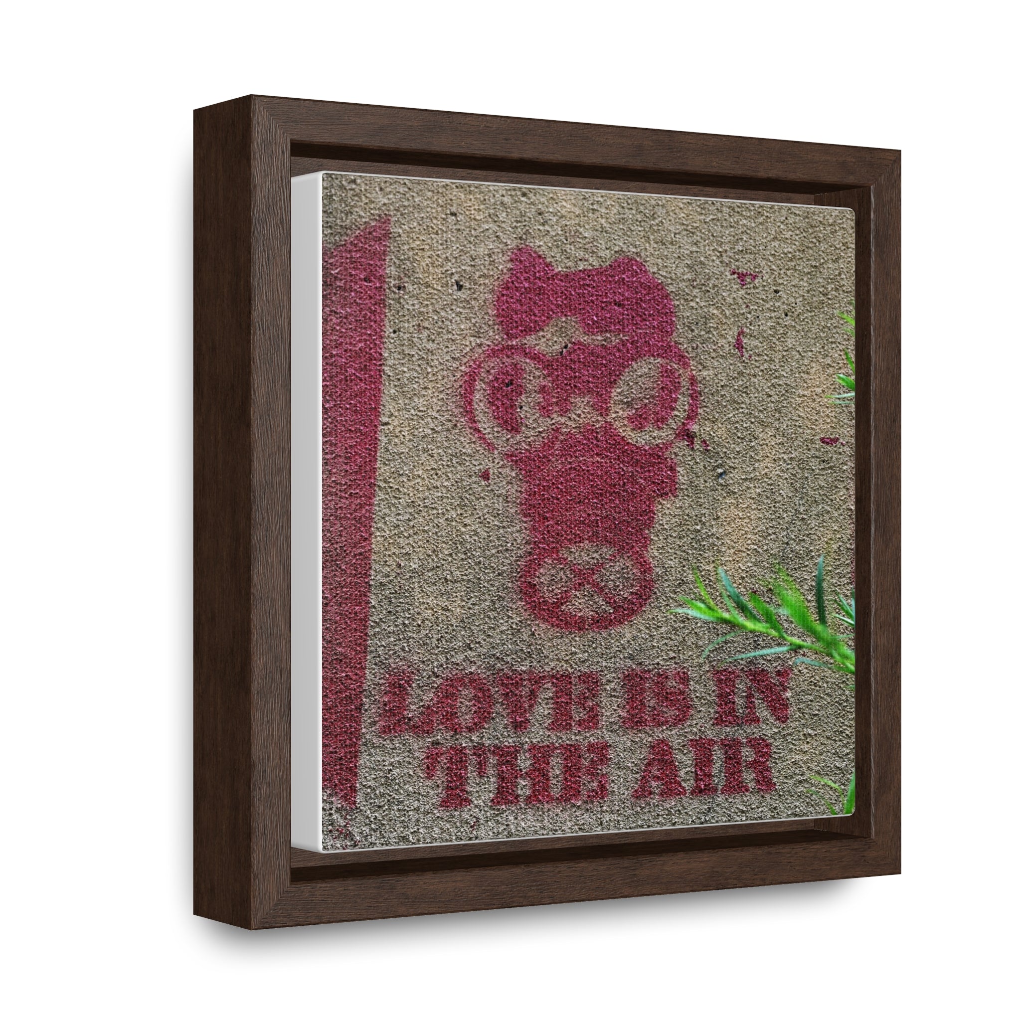 Love Is in the Air - Gallery Canvas Wraps, Square Frame