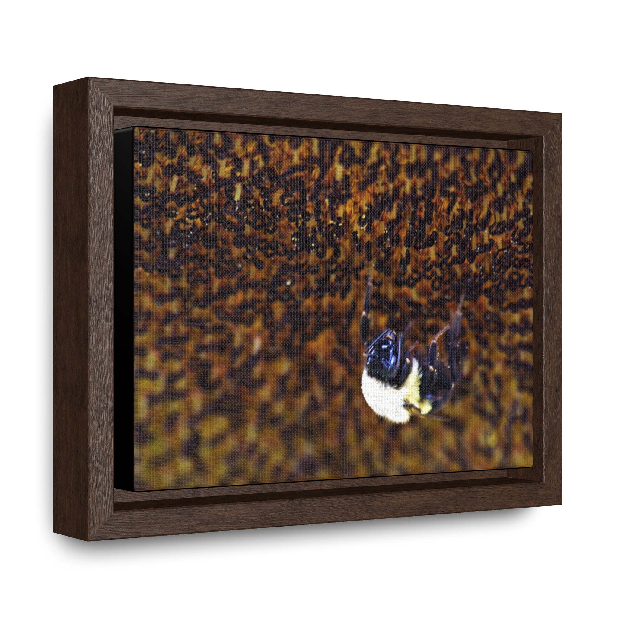 Bumblebee on Sunflower -- Gallery Canvas Wraps, Horizontal Frame